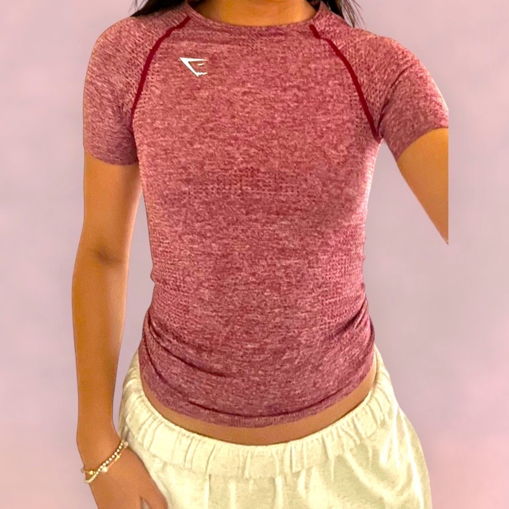 Gym Shark Vital Seamless Maroon